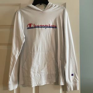 Champion along Sleeve Tee Hoodie
